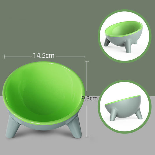Cat Dog Bowl With Stand Feeding Food Bowls