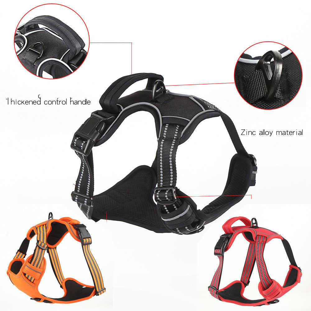 Harnais pour chien anti-traction, gilet respirant