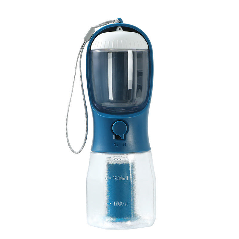 3 in 1 Pet Portable Water & Food Bottle with Waste Bag Holder