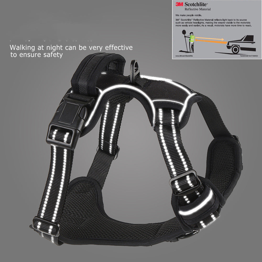 Harnais pour chien anti-traction, gilet respirant