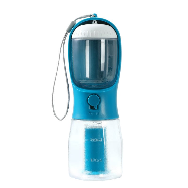3 in 1 Pet Portable Water & Food Bottle with Waste Bag Holder