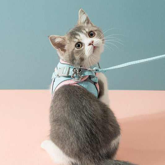 Cat Traction Rope Chest Strap Prevent Breaking-Pet Collars