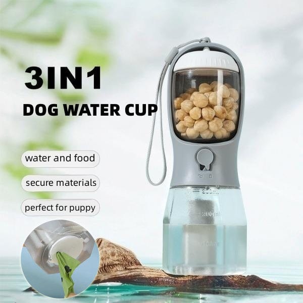 Pet Accessories-Pet Portable Water & Food Bottle