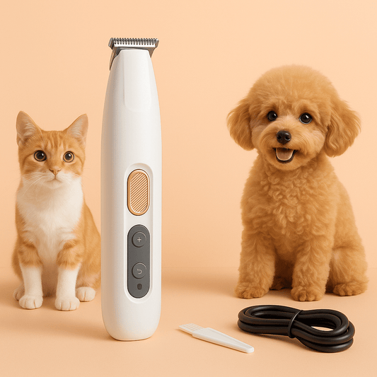 Waterproof Dog Paw Trimmer with LED Light